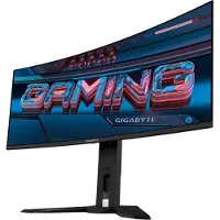 Gigabyte OLED WQHD Curved Gaming Monitor MO34WQC2 - 34 Zoll, 3440 x 1440, 240Hz, 0,03ms, KVM, 250 cd/m², FreeSync Premium Pro, DisplayHDR True Black 400, HDMI 2.1, Displayport 1.4