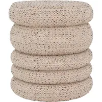 Urban Nature Culture Cinco Pouf mehrfarbig