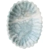 HK Living - New Classics Resin Tablett, 29 x 21,5 cm, pale blue