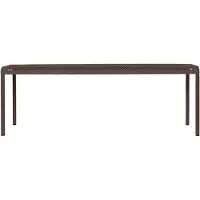Ferm Living - Dapple Gartenbank, 130 cm, dark chocolate