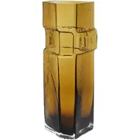 Ferm Living Vase Muro Recycled Amber 38 cm