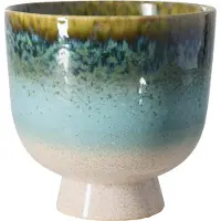 HK Living - Retro Blumentopf Ø 20,5 cm, lagoon