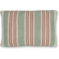 Pip studio Zierkissen Bonsoir Combistripe Kissen Grün (40 x 60 cm)