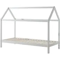 Vipack Dallas 2 Hausbett 90 x 200 cm Liegefläche, Weiß Weiß