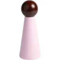 &k amsterdam &klevering - Halma Salz- und Pfeffermühle, H 21 cm, rosa / braun