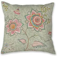 Pip studio Zierkissen Mumbai Morning Quadratisches Kissen Hellgrün (53 x 53 cm)
