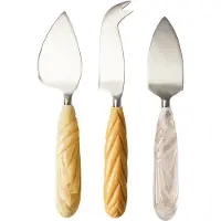 HK Living - Käsemesser-Set, cream (3er-Set)