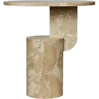 Ferm Living - Insert Beistelltisch,Marmor, sand