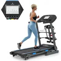 Capital Sports Pacemaker F120 Laufband für Zuhause Klappbar Elektrisch Treadmill Laufbahn Walking Pad, max. 12 km/h, LowNoise-FX Drive Motor, mit oder ohne Massage-Station