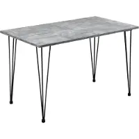 En.casa Esstisch "Hairpin" [120x70cm] Küchentisch Esszimmertisch Tisch Beton []