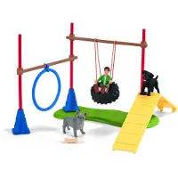 Schleich Farm Life Puppy Agility Training, Farm World, 3 Jahr(e), Mehrfarbig