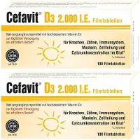 Cefavit D3 2.000 I.e. Filmtabletten 2x 2x100 St