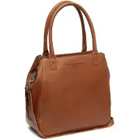 The Chesterfield Brand Leder Handtasche Umhängetasche Solvin Leather Shoulderbag Cognac braun