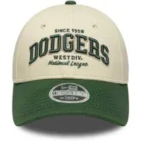 New Era Kappe - 9Forty - Dodgers - Hellbeige/Grün - - 6-12 Jahre (116-152) - Kappen