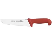Mundial , Professionelles Küchenmesser, Glatte Schneide, (5520-8), 20.3CM, Breite gerade Klinge, Rot, Edelstahl