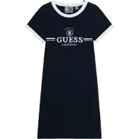 GUESS Kleid für den Alltag J6GK26 KCQX1 Dunkelblau Slim Fit