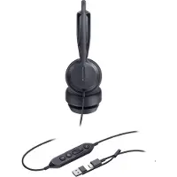 Yealink Dual-Teams-Headset mit USB-C/A-Anschluss, Kabelgebunden, Anrufe/Musik, 20 - 20000 Hz, 160 g, Kopfhörer, Schwarz