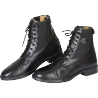 Kerbl Reitstiefelette Monaco (schwarz, Größe 40, mit weichem Innenfutter) 324570