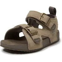 Timberland Junior Castle Island Fersenriemen-Sandalen Light Beige Suede-Schuhgröße 39
