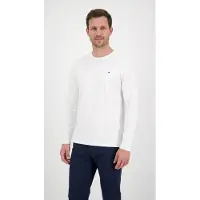 Tommy Hilfiger Big & Tall Longsleeve "BT-STRETCH SLIM FIT TEE-B mit Rundhals und Logo" unifarben, casual, slim fit, Baumwollmix, Rundhals, große Größen