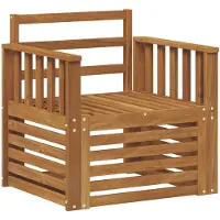 Syfax Outdoor-Sofa Massivholz Akazie Natur