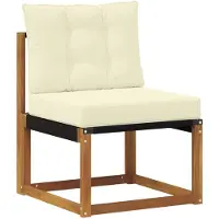 vidaXL Outdoor-Sofagarnitur 9 Stk. Natur und Creme