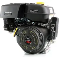 Wiltec LIFAN 190 FD-B E-Start Benzinmotor mit 15 PS Einzylinder für Kleinmaschinen & Karts, luftgekühlter 4-Takt Motor mit 25 mm Kurbelwelle, OHV-Ventilsteuerung & 420 cc Hubraum