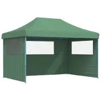 Syfax Party-Zelt Grün 279 x 410 x 315 cm Oxford-Stoff