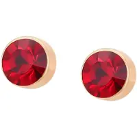NAEMI Women Earrings in Rose Gold Red | Gr.: onesize