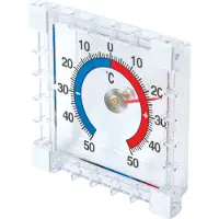 Silverline Innen-/Außen-Klebethermometer -50 bis +50 °C