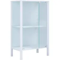 VCM Glasvitrine Jensol mit ESG Glas stehend