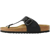 Birkenstock Flip Flops Herren Ramses Wire Buckle Naturleder Vintage Wood Black Regular-Schuhgröße 41