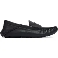 Ralph Lauren für Herren. 803P07633001 Anders Leder Mokassins schwarz (42), Wohnung, Keine, Lässig, Klassisch