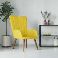 Prolenta Maison Exclusive - Relaxsessel Senfgelb Samt