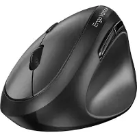 Genius Ergo 8350S Vertikale Ergonomische Kabellose Maus Dunkelgrau, Leiser Klick, 6 Tasten, Dual-Modus Bluetooth