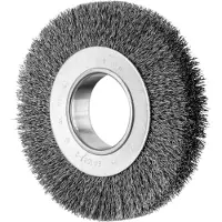 PFERD TOOLS POS Rundbürste breit ungezopft RBU Stahl-Draht Schleifbock - 43701209