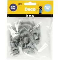 Silk Clay 78277, Materialien für Kunst-/Bastelset für Kinder, Kunststoff, Grau, 19 Stück(e)