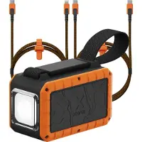 Xtorm Rugged Zaklamp Powerbank - 40.000 mAh 100W + Xtreme USB-C naar lightning kabel + USB-C kabel