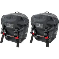 M-Wave Fahrradtaschen MANITOBA Set - 2 Seitentaschen je 12,5 Liter, wasserdic...