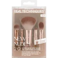 Real Techniques Pinsel-Sets New Nudes 2.0 On-The-Glow Mini Brush Set 1 Stk.