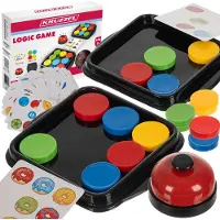 Kruzzel Memory- und Logikspiel Farben nach vorgegebenen Mustern unter Zeitdruck sortieren Gehirntraining Sortierspiel Montessori 24671