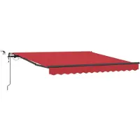 Syfax Markisenstoff Rot 300 x 250 cm Polyester