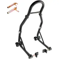 Vevor Motorcycle Rear Wheel Stand, with U + L Fork Swingarm Spool, 390 kg Capacity Heavy Duty Rear Wheel Stand Motorcycle Lift Jack Stand, for Suzuki Yamaha Honda Kawasaki, Black