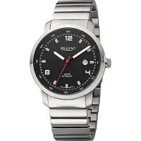 Regent Herren Uhr GM-2106 Metallband Armbanduhr Metallarmband Analog silber D2URGM2106