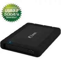Fantec AluPro U3 (schwarz) Gehäuse 2,5", USB 3.2