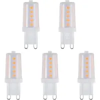 SPL G9 LED-Kapsellampe 3W 260lm 2700K warmweiß 5 Stück dimmbar