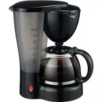 HTC HTC220611 Filterkaffeemaschine, Kunststoffgehäuse, Glaskanne, 6 Tassen