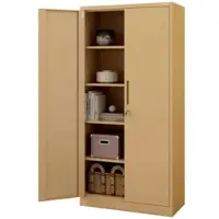 Jan Nowak Aktenschrank Abschließbar JAN mit Flügeltüren 185 x 90 x 40 cm Beige