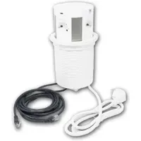 World-trading-net Tisch-Einbausteckdose MULTIBOX 4x230V USB-A C Qi