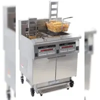Casselin Elektrische friteuse met automatische lifter en filtratie 2 x 22 liter 17+17kW CFPRAF222